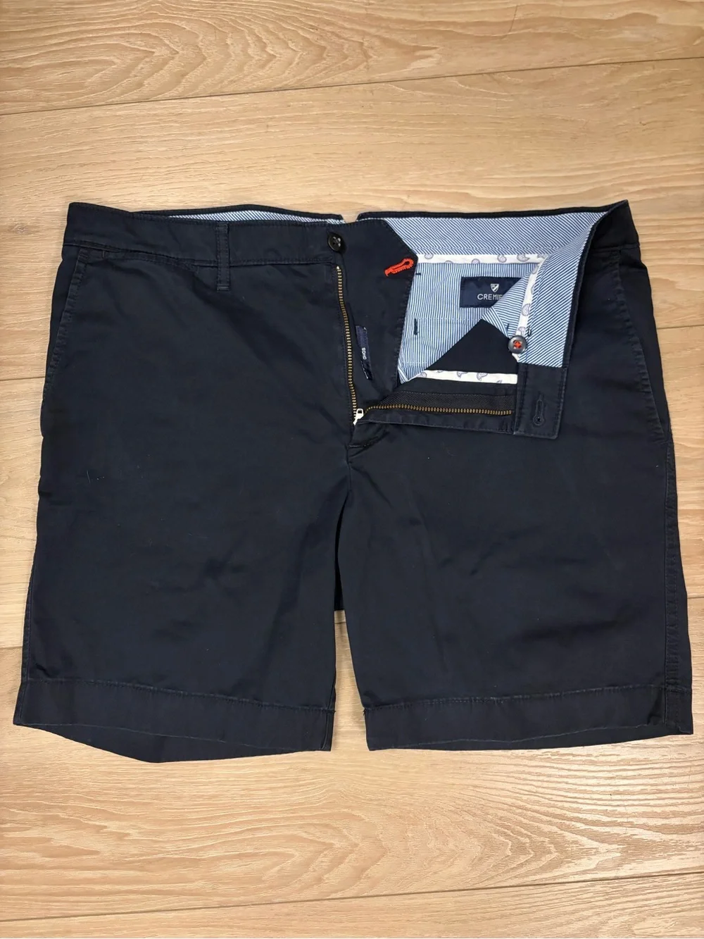 Daniel Cremieux Navy Flat-Front Men's Shorts
